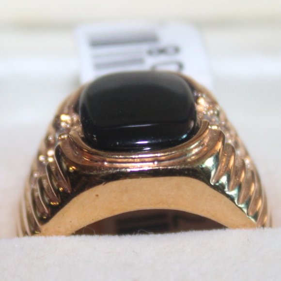 RSC Accessories Rsc Genuine Onyx Ring Great Gift For Dad Size 9